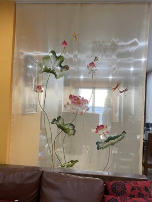 Rèm thêu ở Thanh hoá