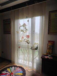 Rèm thêu ở Thanh hoá