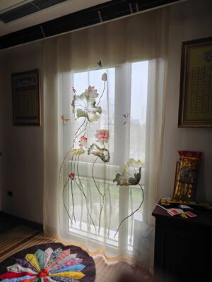 Rèm thêu ở Thanh hoá