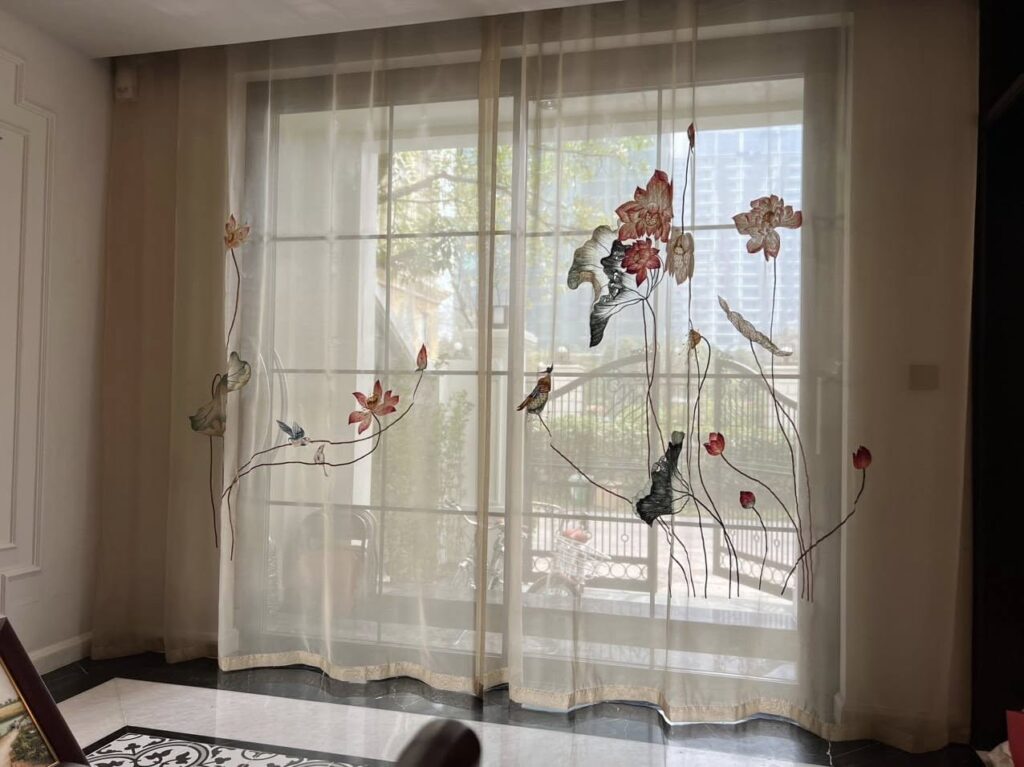 Rèm thêu Thanh Hoá