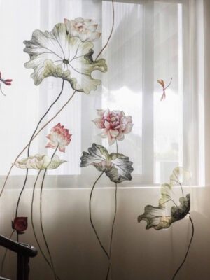 Mẫu rèm thêu tại Thanh Hoá