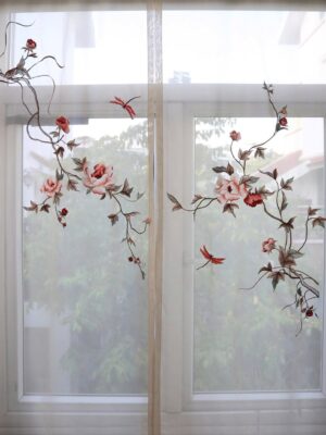 Rèm thêu họa tiết Tân cổ điển tại Thanh Hoá