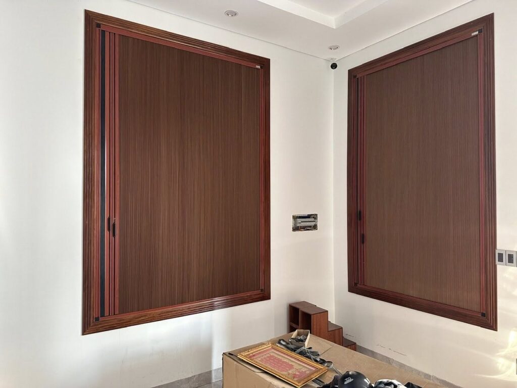 Vách ngăn tỏ ong thông ở Thanh Hoá