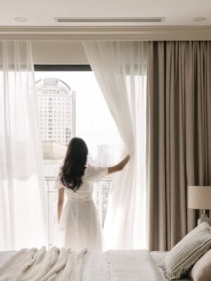 Rèm vải che nắng ở Thanh Hoá