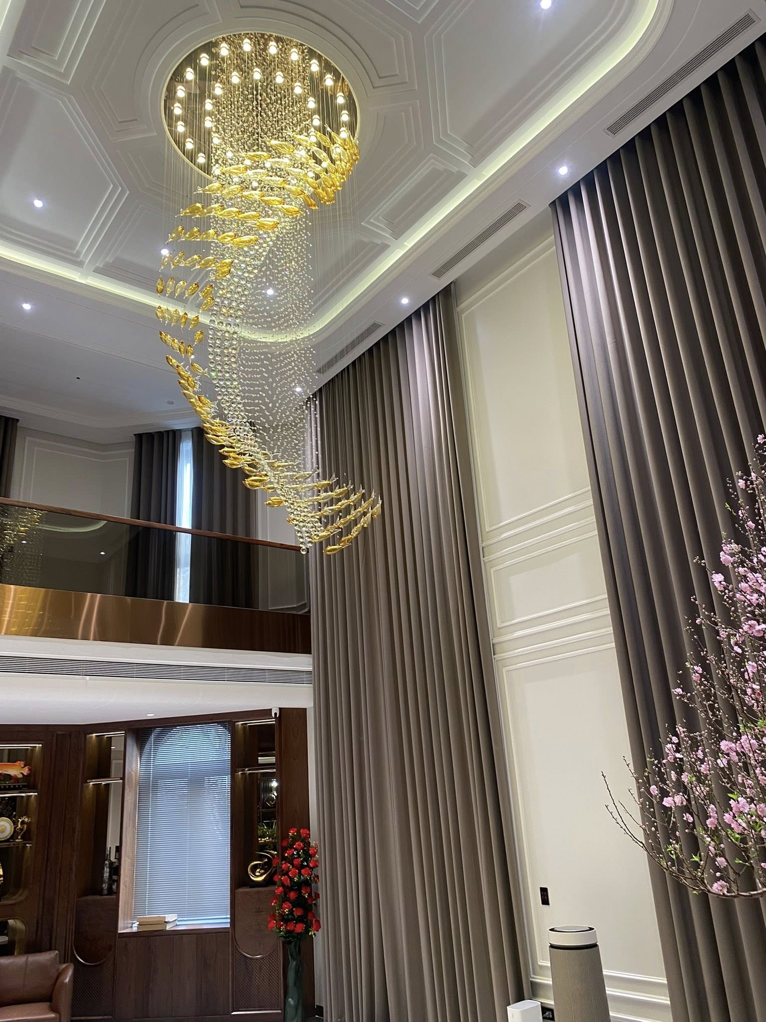 Rèm vải lắp đặt thông tầng ở Thanh Hoá Rèm vải lắp đặt thông tầng ở Thanh Hoá