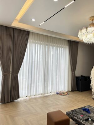 Rèm vải phòng khách Thanh Hoá